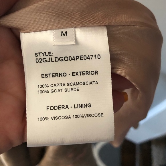 NWT 100% Goat Suede Skirt by George J. Love, size M - Picture 5 of 7